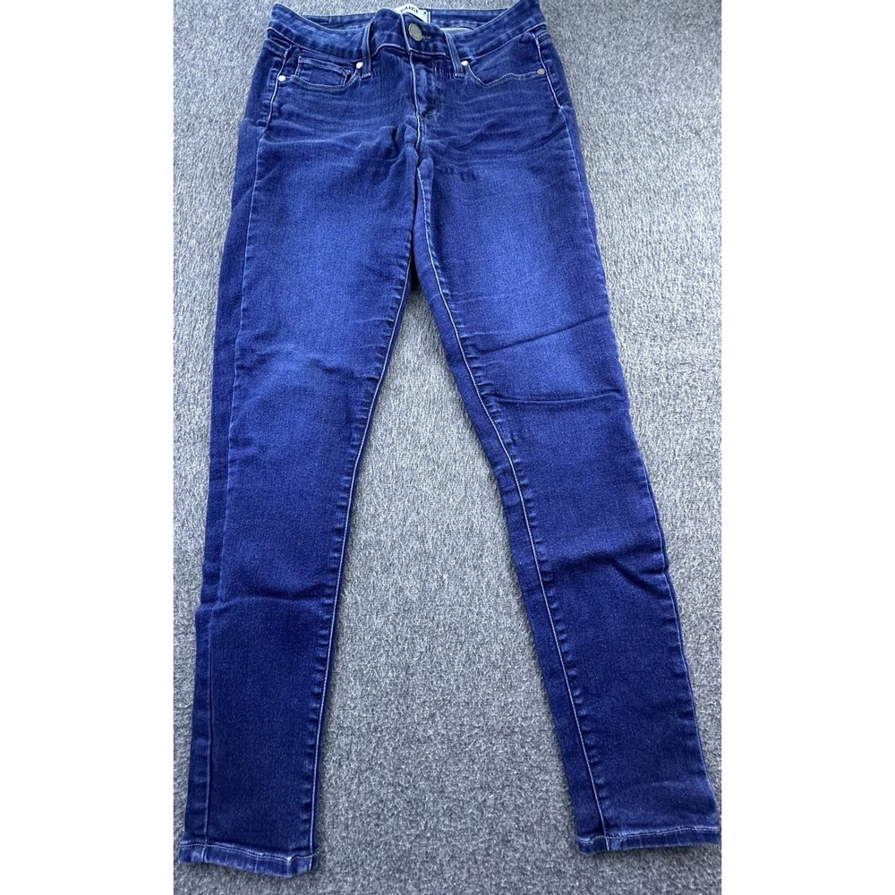 Paige Jeans Womens 28 Blue Denim Verdugo Ankle‎ Mid Rise Pockets Stretch